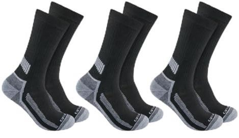 Carhartt Herren Force™ Midweight Crew Sock 3 Pairs Crew Sock