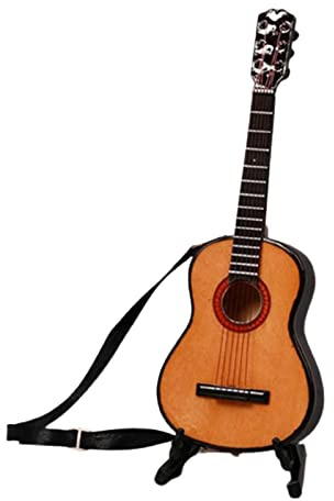 Mqiklt E Gitarre für Puppen Im Maßstab 1:6, A