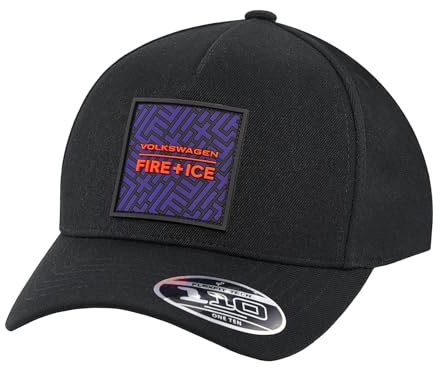 FIRE+Ice 10B084300 Basecap Kappe Cap Baseballcap Baseballkappe, mit VW Logo, schwarz