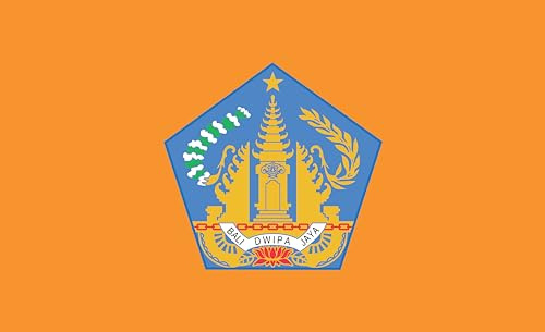 Drapeau de Bali - Île de Bali, drapeau marin indonésien / 30 x 20 cm