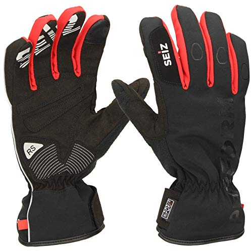 SEiZ Unisex – Erwachsene RS Handschuhe, Schwarz, M