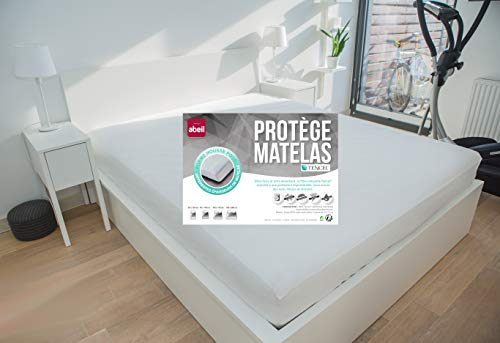 Abeil Matratzenschoner, wasserdicht, Tencel, PU, Jersey, weiß, 140 x 190 cm