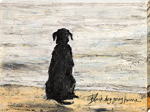 Sam Toft Leinwanddruck, Baumwolle, Mehrfarbig, 30 x 40 cm