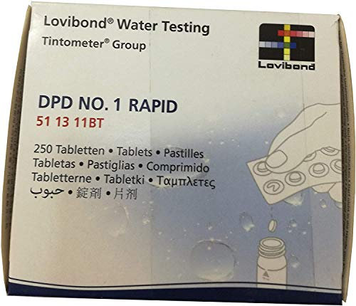 Pastilles DPD1 pour testeur de chlore - Lot de 250 pièces. - Livraison immédiate