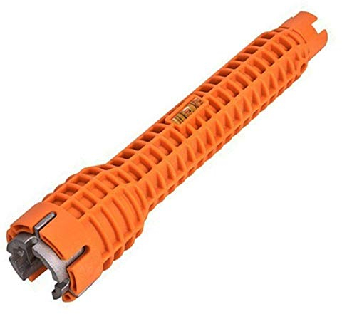 Faucet and Sink Installer Anti-Slip,Multifunctional Pipe Wrench,Sink/Bathroom/Kitchen Plumbing Tubing Wrench Faucet Tool