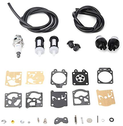 TOPINCN Vergaserset,Vergaserreparatur-Umbausatz mit Filter passend für FS36 FS40 FS44 Rasenmäher Rasentrimmer Ersatz