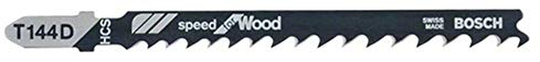 BOSCH Stichsägeblatt T 144 D verz. L.74mm ZT4-5,2mml HCS f.Hart-/Weichholz 25Stk