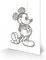 Disney MW11129P Kunstdruck auf Holz, 20 x 29,5 cm (Mickey Mouse), Mehrfarbig, 5 x 1, 2 cm