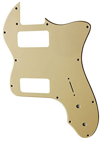 Guitar Parts For Fender '72 Telecaster Thinline TV Jones Guitar Pickguard (3 Ply Vintage Yellow)