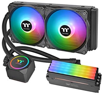 Thermaltake Floe RC 240 Memory & CPU AIO Liquid Cooler | PC-Wasserkühlung | CPU-Kühler | Leise-Kühlung | LCS | RAM-Kühlung