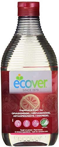 Ecover Washing Up Washing Up Liquid Grapefruit and Green Tea 1 Unit, 450 Millilitre