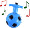 BSTCAR Fußball Kreisel mit LED Licht und Musik, Elektrisch LED Leuchtende Spielzeug Kreisel Buntes Kreiselspielzeug Kinder Mädchen,Zufällige Farbe