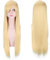 Wig for cosplay wig universal 80cm color long straight hair style for men and women universal straight hair color:ZF80-01 light gold (rose net)