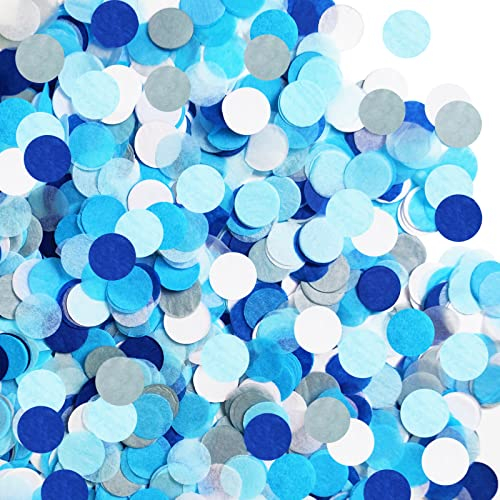 Probuk 60g Confeti de Papel Redond 5000 Piezas 2.5 Confeti para Bodas, Decoracion De Mesa Confeti para Bodas para Fiestas De Cumpleaños, Bodas, Baby Shower, Nochevieja, Aniversario