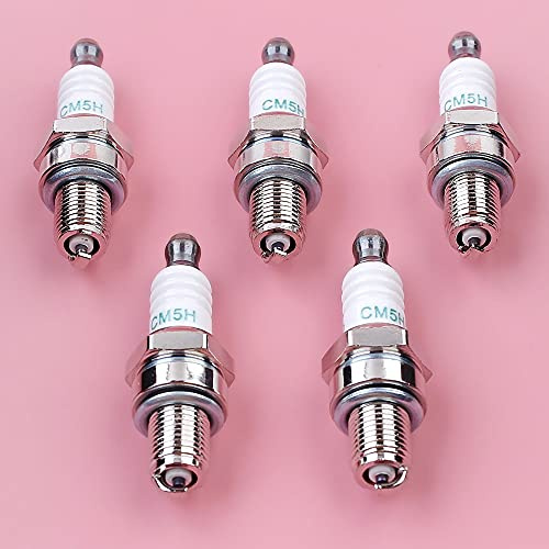 5 pz/lotto Candela Per compatibile con Honda GX25 GX35 35cc 3500 4 Tempi Trimmer Decespugliatore Ventilatore Tosaerba Parte di Motore Tagliaerba