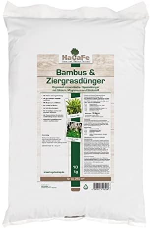 HaGaFe Bambusdünger & Ziergrasdünger Spezialdünger Dünger mit Silizium Magnesium Stickstoff (10 kg (1 x 10 kg))