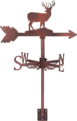 Wetterfahne Elch Ornament Windfahne Wetterfahne Metall Wetterfahne für Garten Dekoration Bauernhaus Outdoor Garten Windmesser Werkzeug