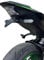 GREF Kennzeichenhalter kompatibel mit Kawasaki Z900 2017-2024 (mit Flip-Up-Knopf)