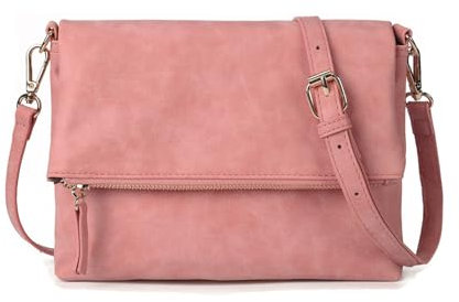 Gladdon borsa tracolla donna, borse donna con 3 scomparti, cartella con multitasche per contenere ciò di cui una donna ha bisogno, morbida e facile da usare