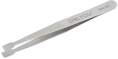 Präzisions-Pinzette mit breiter dünner Spitze für Handy Laptop Reparatur, Edelstahl Stempel Pinzette Philatelie Sammler Werkzeug