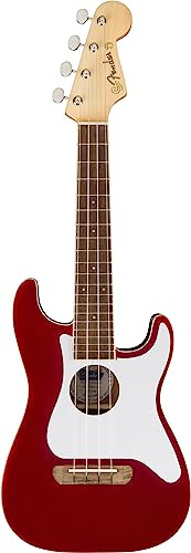 Fender, 4-String Ukulele, Right, Candy Apple Red (0970523509)