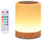 GREENTREEN Nachttischlampe Nachtlicht für Kinder: Touch Dimmbar USB Aufladbar 13 Farben RGB Farbwechsel - Tischlampe mit Fernbedienun und Timing Funktion für Schlafzimmer Wohnzimmer Camping