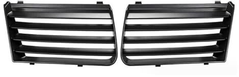Viviance Seitengitter vorne Mattschwarz Kühlergrill 7M785365401C 7M785365301C kompatibel mit Seat Alhambra 7M 2001-2010 - Links und Rechts