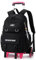IvyH Trolley Schulrucksack für Mädchen Jungen - Wasserdichter Rucksack mit Rollen für für Kinder und Teenager im Alter von 7-14 Jahren, 30L, Abnehmbar, Schwarz