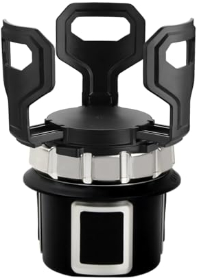 Porte-gobelet pour Voiture Réglable, Élastique Porte-Bouteille de Voiture, Multifonction Car Cup Holder Adaptateur Expander Adjustable Porte Gobelets pour Auto Canettes de Boisson Holder