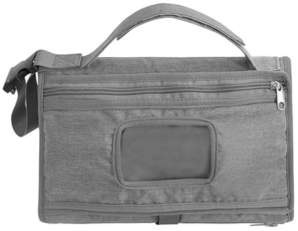 Guangcailun OxfordCloth Baby und Herstellung von OxfordCloth Windelwechseln, leicht zu reinigen und tragbarer Windelwechsel für den Außenbereich, wasserdicht, grau