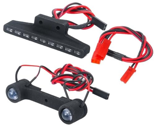 MGHGFYTAS RC Crawler Lichtleiste Kompatibel Mit Mini Für E-RVEO #71076-3 1/16 RC-Auto Für Buggy-Teile RC-Beleuchtungssatz, Rücklicht, Scheinwerfer, Lampenleiste, RC-Autoteile