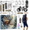 Survival Kit Adventskalender, 24 Tage Survival Kit Adventskalender, Outdoor Tools Weihnachten Countdown - Adventskalender mit Ausrüstung für Outdoor-Aktivitäten