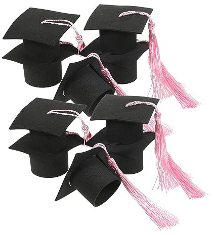 CHILDWEET Abschlussstäbe Dekorationen Kappe Grad Kuchen Abschlussquaste Hochzeit Kuchendeckel Cupcake-dekore Für Den Abschluss Muffinförmchen Party Cupcake-liner Favorisieren Polyester