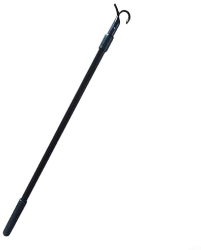 Fensteröffner Teleskopstange, 30–60 cm Verstellbare Teleskopische Fensterstange Dachluken Öffner, Aluminium Fenstergriff Verlängerung Dachfenster Öffnungsstange