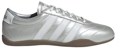 adidas Grnd Court Lo Womens Trainers Silver/White 8