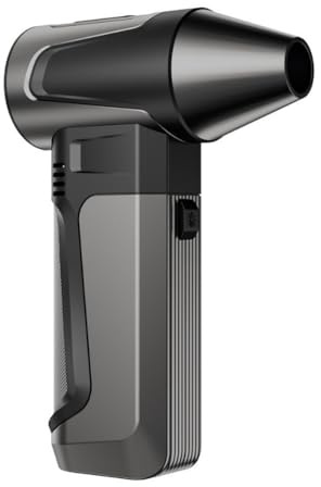 Giwnhvx Mini ventilateur turbo à jet électrique, 130 000 tr/min, vitesse réglable, ventilateur turbo violent rechargeable