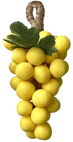 Grape Soap, Grape Soap on a Rope 6 Inch Elegant Realistic Hanging Mild Bath Fruity-Scented Fade-Resistant Decorative for Face & Body Women Men