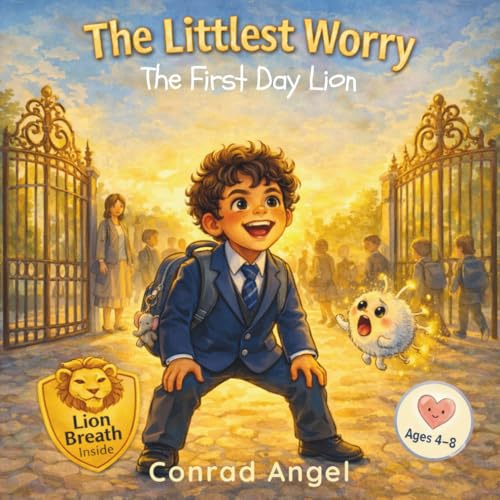 The Littlest Worry - The First Day Lion: A Rhyming Story to Help Kids Face the First Day of School with Courage — A Perfect Read-Aloud — Includes Lion ... and a Color-In Lion Mane Bravery Tracker