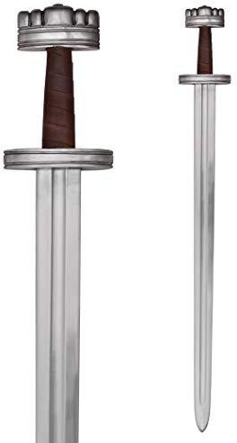 Battle-Merchant - Dekoratives Wikingerschwert aus Hedmark, 9. Jh. - Schwert Requisite - Wand Deko - Einhänder