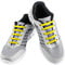 WELKOO® Lacci elastici in silicone che non vanno allacciati, impermeabili, adatti a scarpe per bambini - 12 pezzi, Taglia BAMBINI giallo
