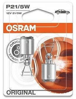 OSRAM 7528-02B P21/5W 12V 21/5W BAY15d Lampen Doppelblister
