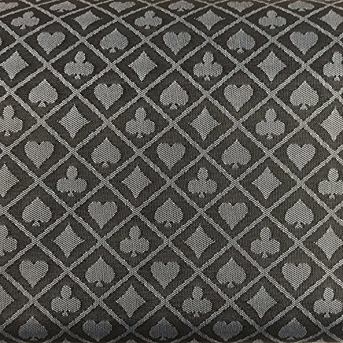 YH Poker 274,4 x 152,4 cm großer Abschnitt zweifarbiger Pokertisch-Speed-Tuch (grau)
