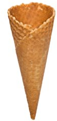 Cucuruchos de helado Premio 130x50mm (104 piezas)