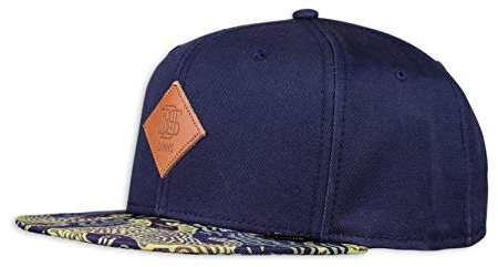 Djinns - Crazy Pattern Asian Tiger (Navy) - Snapback Cap Baseballcap Hat Kappe Mütze Caps