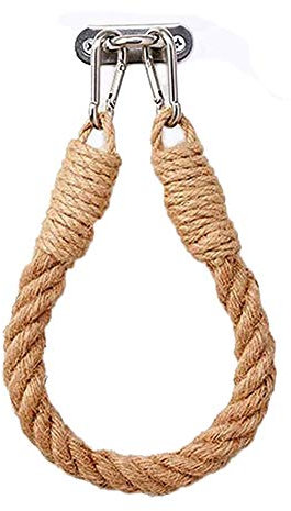 1 x Toilettenpapierhalter aus Juteseil, Wandmontage, Handtuchrolle, Papierhalter, Papierrollenhalter, Heimdekoration für Zuhause, Küche, Toilette, Badezimmer