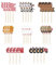 Bauernhoftiere Kuchen Topper - 72 Stücke Tortendeko Tiere Topper Partydekorationen für Kinder Geburtstag Baby Shower Barnyard Cartoon Cupcake Topper Picks Party Supplies