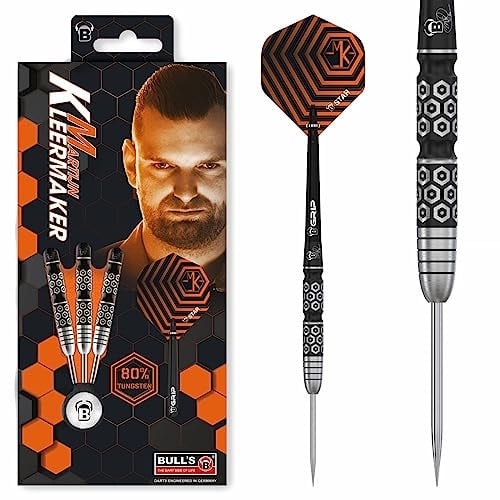 Bull's Martijn Kleermaker Dart, Schwarz, 21 g