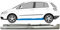 KLOKKERHOLM Einstiegblech Links (9533011) passend für VW Golf Plus V | Türschweller,