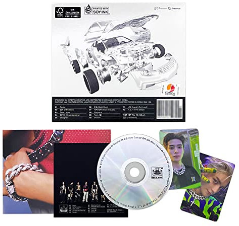 NCT127 – 4th Album [2 BADDIES] (Digipack – Random Ver.) Photo Book + Folded Poster + CD-R + Photo Card + Poster + 2 Pin Button Button Badge + 4 extra Photocards