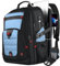 Z-MGKISS 17.3 Inch Large Travel Backpack, 52L Anti-Theft Computer Rucksack for Women & Men, Heavy Duty Laptop Backpack with USB Port, College Business Work Daypack, Lake Blue